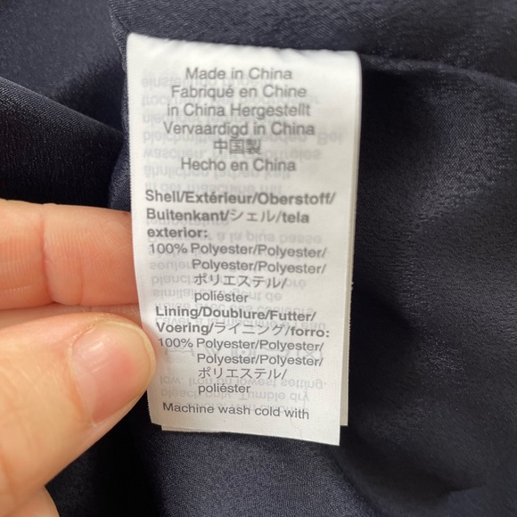 J Crew navy wrap dress - Picture 6 of 9